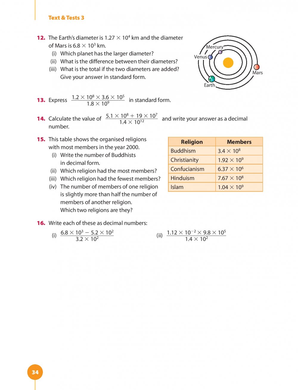 MyCJFallon - Text & Tests 3 - Ordinary Level (New Edition)