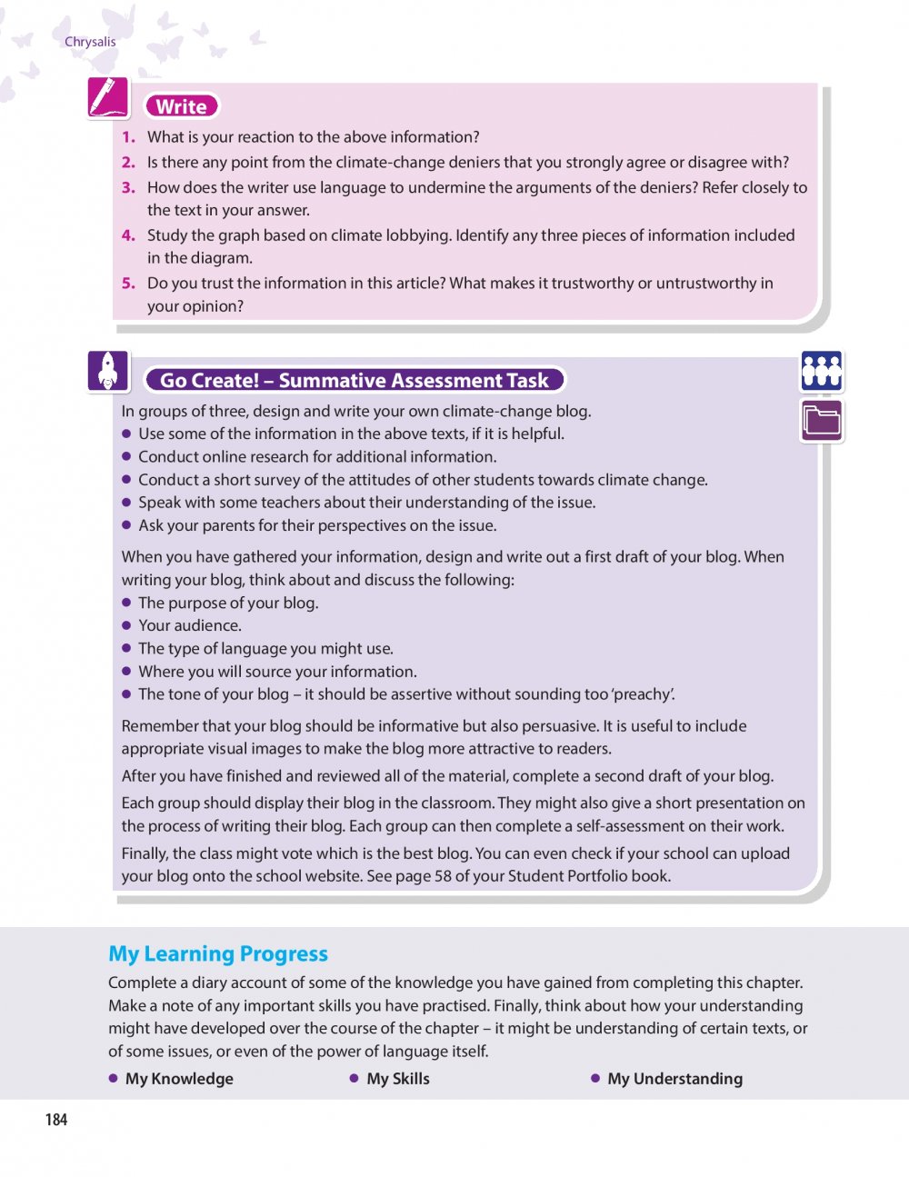 MyCJFallon - Chrysalis - Junior Cycle English